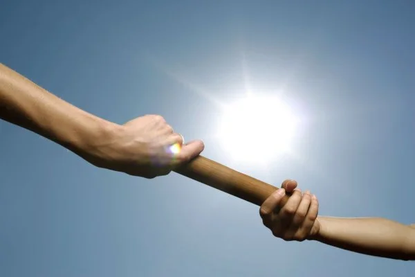 relay race baton pass